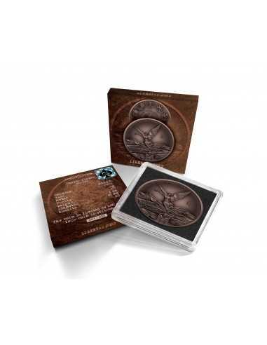 LIBERTAD Antique Copper Series II 1 Oz Silver coin 1 Onza Mexico 2022 - Coins & More - Messico