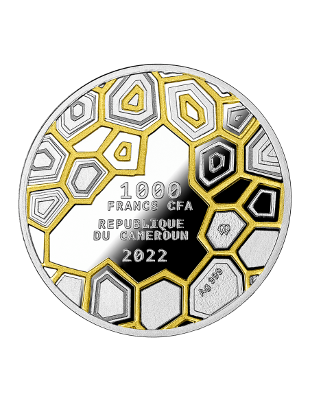BE STRONG 1 Oz Silver Coin 1000 Francs Cameroon 2022 - Coins & More - Camerun