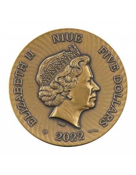 BACCHUS 2 Oz Silver Coin 5$ Niue 2022 - Coins & More - Niue