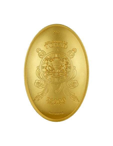 THOUSAND ARMS GUANYIN Gilded 5 Oz Silver Coin 25000 Francs Chad 2023 - Coins & More - Chad