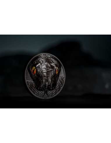 PYTHON Hunters By Night 2 Oz Silver Coin 10$ Palau 2022 - Coins & More - Palau