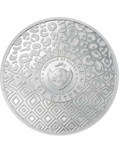 ZEBRA Camouflage of Nature 3 Oz Silver Coin 20$ Palau 2023 - Coins & More - Palau