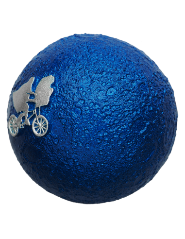 E.T Extra Terrestrial Moon Sphere 40th Anniversary 1 Oz Silver Coin 2$ Niue 2022 - Coins & More - Niue