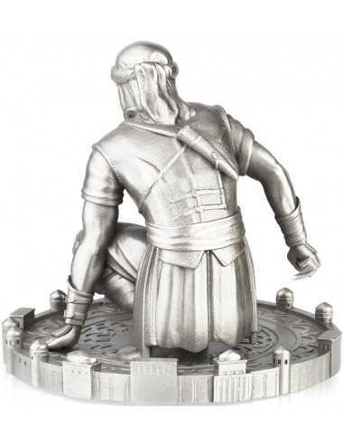 NIZARIS ASSASSINS STATUE FIGURINE 5 Oz Silver Coin 10$ Niue 2022 - Coins & More - Niue