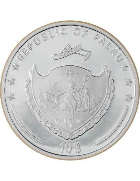 DESERT Our Earth Ecosystems 2 Oz Silver Coin 10$ Palau 2022 - Coins & More - Palau