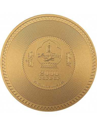 VAIROCHANA BUDDHA MANDALA Gilded Archeology Symbolism Antiqued 3 Oz Silver Coin 2000 Togrog Mongolia 2022 - Coins & More - Is...