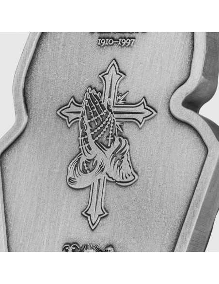 MOTHER TERESA Shaped 2 Oz Silver Coin 10000 Francs Chad 2023 - Coins & More - Tchad