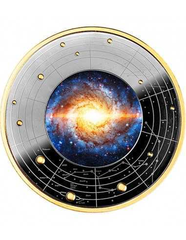 MILKY WAY Ruthenium Silver Coin 500 Francs CFA Cameroon 2023 - Coins & More - Cameroun