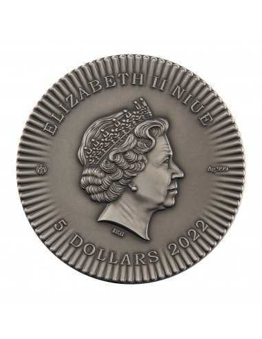 ISIS WINGS Women 2 Oz Silver Coin 5$ Niue 2022 - Coins & More - Niue