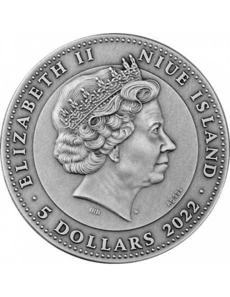 PANTOCRATOR 2 Oz Silver Coin 5$ Niue 2022 - Coins & More - Niue