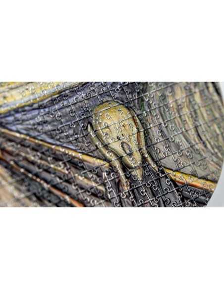 THE SCREAM By Edvard Munch So Puzzle Art 3 Oz Silver Coin 3000 Francs Cameroon 2022 - Coins & More - Cameroun