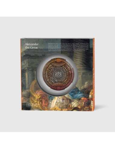 ALEXANDER THE GREAT 5 Oz Silver Coin 25000 Francs Chad 2023