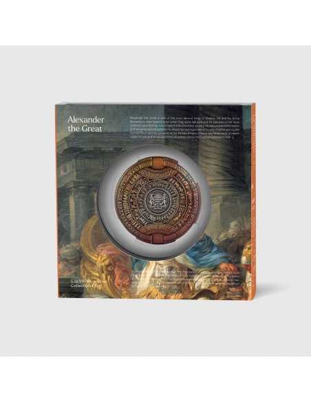 ALEXANDER THE GREAT 5 Oz Silver Coin 25000 Francs Chad 2023