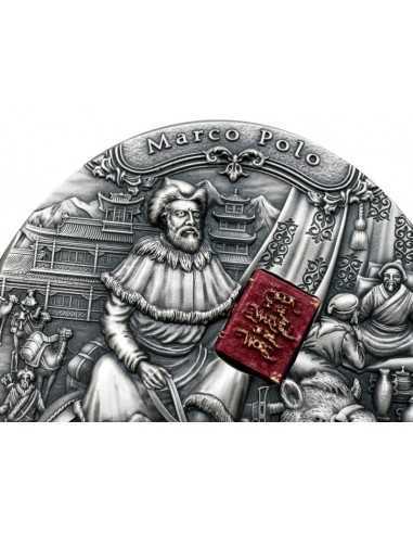 MARCO POLO Famous Explorers 2 Oz Silver Coin 5$ Niue 2022 - Coins & More - Niue