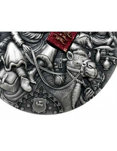 MARCO POLO Famous Explorers 2 Oz Silver Coin 5$ Niue 2022 - Coins & More - Niue