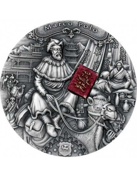 MARCO POLO Famous Explorers 2 Oz Silver Coin 5$ Niue 2022 - Coins & More - Niue