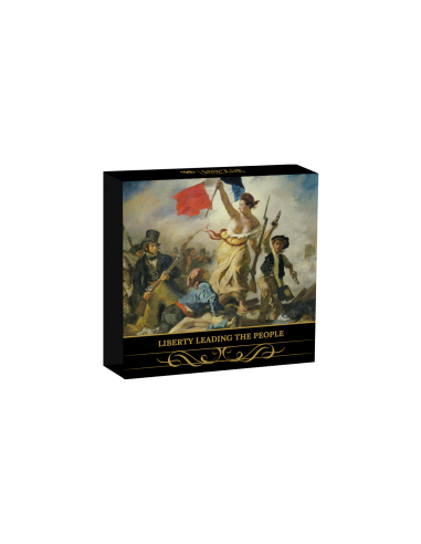 LIBERTY LEADING THE PEOPLE Delacroix Silver Coin 500 Francs Cameroon 2022 - Coins & More - Cameroun