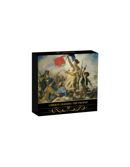 LIBERTY LEADING THE PEOPLE Delacroix Silver Coin 500 Francs Cameroon 2022 - Coins & More - Cameroun