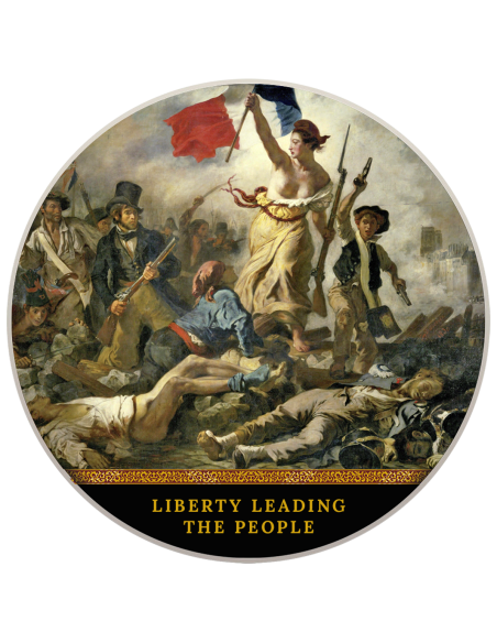 LIBERTY LEADING THE PEOPLE Delacroix Silver Coin 500 Francs Cameroon 2022 - Coins & More - Cameroun