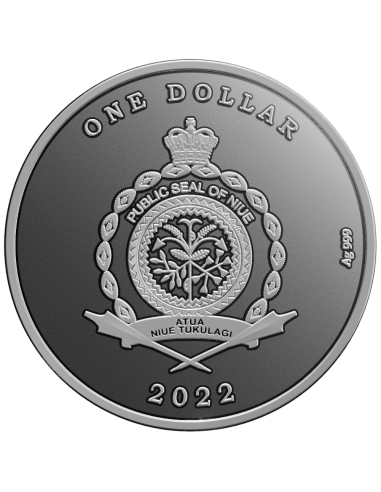 GOD'S COW 1 Oz Silver Coin 1$ Niue 2022 - Coins & More - Niue