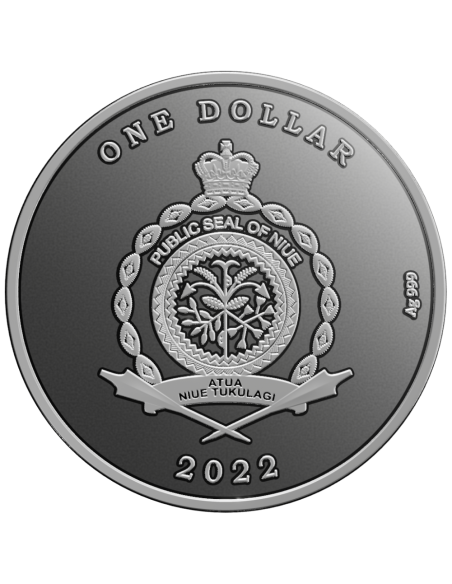 GOD'S COW 1 Oz Silver Coin 1$ Niue 2022 - Coins & More - Niue