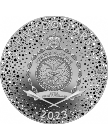 THE BLACK WATER RABBIT 2 Oz Silver Coin 5$ Niue 2023 - Coins & More - Niue