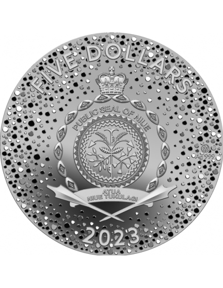 THE BLACK WATER RABBIT 2 Oz Silver Coin 5$ Niue 2023 - Coins & More - Niue