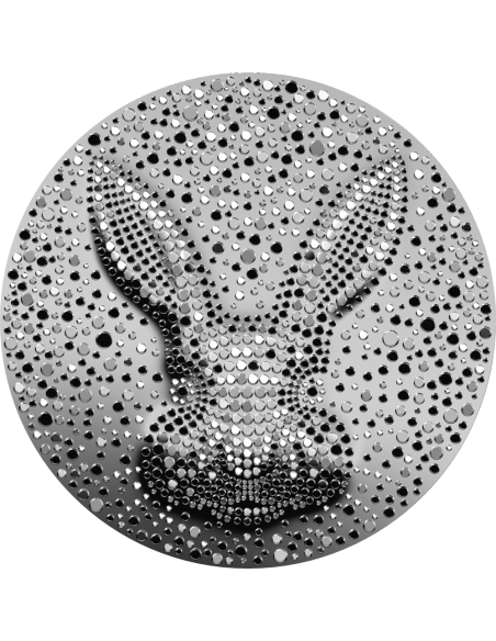 THE BLACK WATER RABBIT 2 Oz Silver Coin 5$ Niue 2023 - Coins & More - Niue