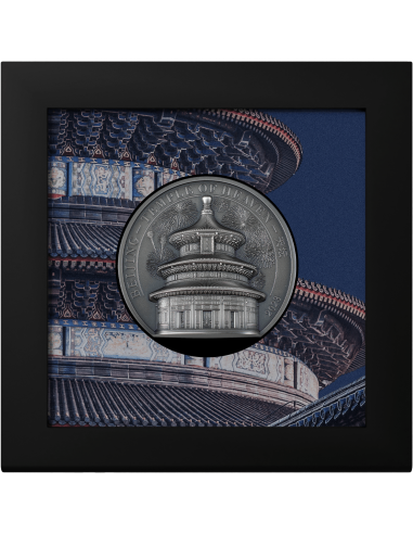 TEMPLE OF HEAVEN Beijing 5 Oz Silver Coin 10$ Cook Islands 2023