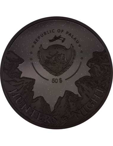 PYTHON Hunters By Night 1 Kg Kilo Silver Coin 50$ Palau 2023 - Coins & More - Palau