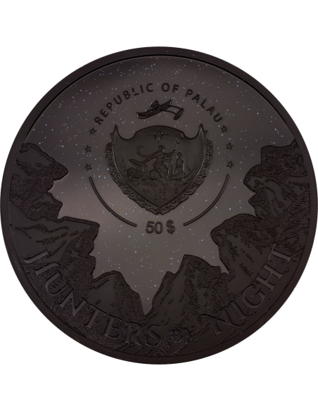 PYTHON Hunters By Night 1 Kg Kilo Silver Coin 50$ Palau 2023 - Coins & More - Palau