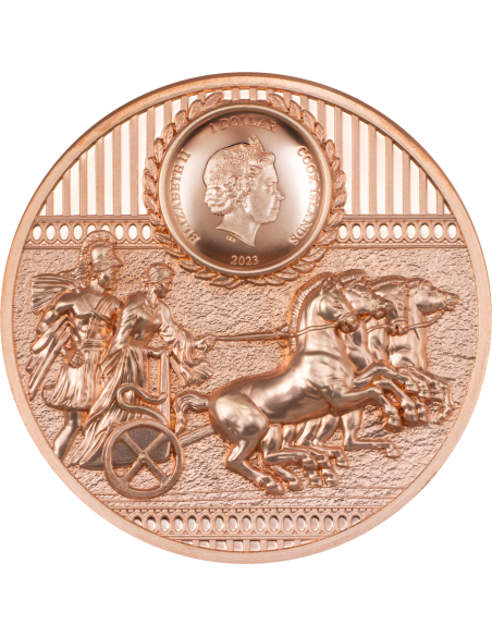 SPARTA 50g Copper Coin 1$ Cook Islands 2023 - Coins & More - Cookinseln