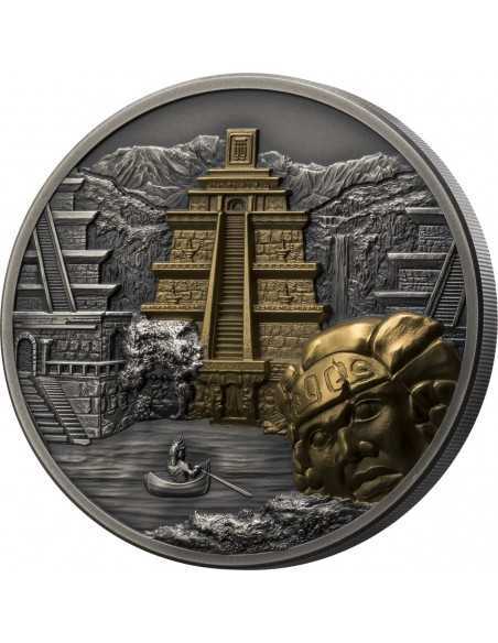 EL DORADO Epic Places 3 Oz Silver Coin 20$ Cook Islands 2022 - Coins & More - Cook Islands