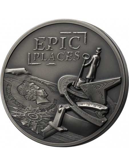 EL DORADO Epic Places 3 Oz Silver Coin 20$ Cook Islands 2022 - Coins & More - Cook Islands