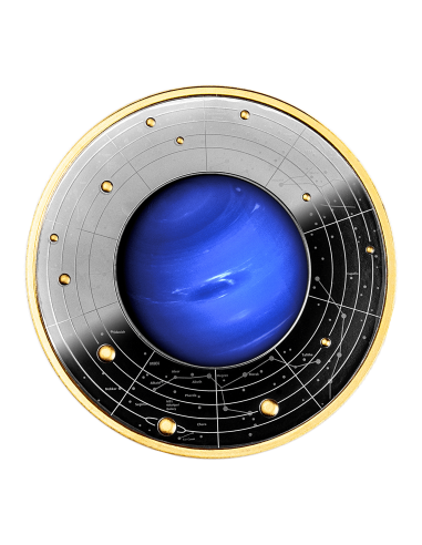 NEPTUNE Solar System Silver Coin 500 Francs CFA Cameroon 2021