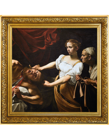 JUDITH BEHEADING HOLOFERNES Caravaggio 450th Anniversary 1 Oz Silver Coin 1$ Niue 2022 - Coins & More - Niue