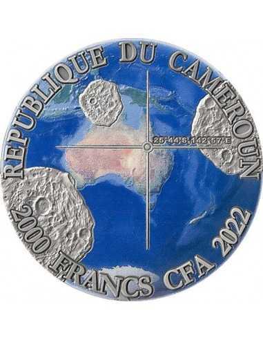 TENHAM Meteorite Series 50g Silver Coin 2000 Francs Cameroon 2022 - Coins & More - Camerun