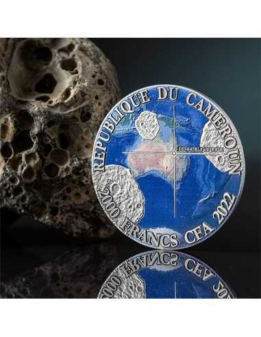 TENHAM Meteorite Series 50g Silver Coin 2000 Francs Cameroon 2022 - Coins & More - Camerun