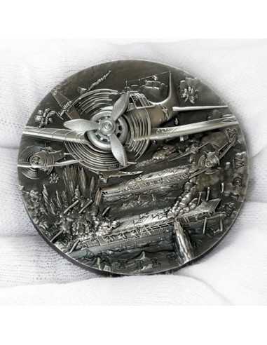 BATTLE OF MIDWAY Sea Battles 2 Oz Silver Coin 5$ Niue 2021 - Coins & More - Niue