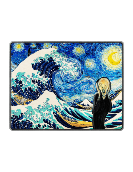 FINE ART CROSSOVER 1 Oz Silver & 14 Oz Copper Coin 5000 Francs Chad 2023 - Coins & More - Chad