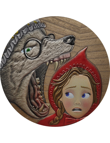 RIDING HOOD Fairy Tales 1 Oz Silver Coin 1$ Niue 2022 - Coins & More - Niue