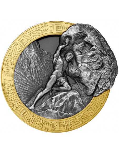 SISYPHUS Mythology 2 Oz Silver Coin 5$ Niue 2022 - Coins & More - Niue