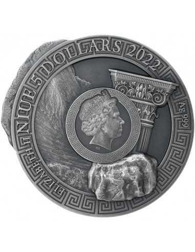 SISYPHUS Mythology 2 Oz Silver Coin 5$ Niue 2022 - Coins & More - Niue