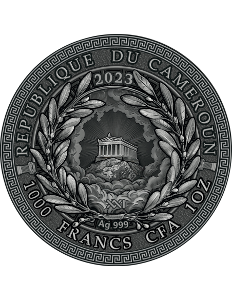 CERBERUS Great Greek Mythology 1 Oz Silver Coin 1000 Francs Cameroon 2023 - Coins & More - Kamerun