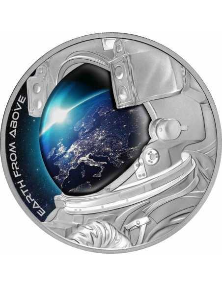 EARTH FROM ABOVE 1 Oz Silver Coin 1$ Niue 2022 - Coins & More - Niue