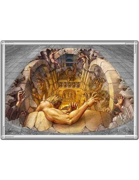 3-D PAVEMENT ILLUSIONS - Street Art - 1 Oz Silver Coin 1$ Niue 2022 - Coins & More - Niue