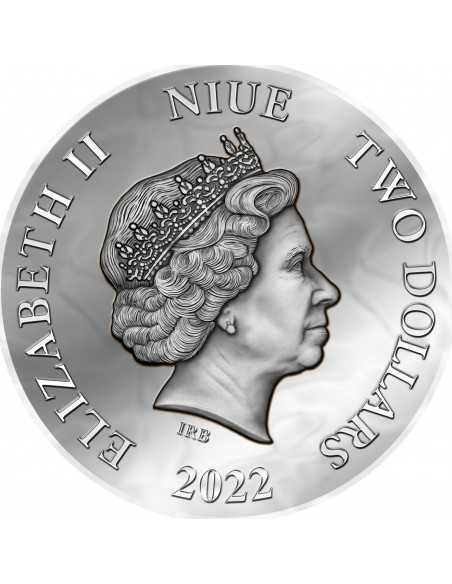 LILITH Dark Beauties Silver Coin 2$ Niue 2022 - Coins & More - Niue