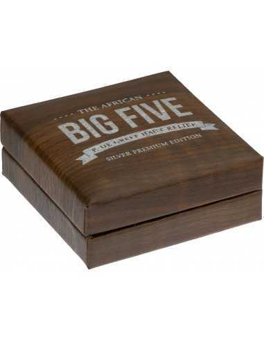 ELEPHANT Big Five 1 Oz Silver Coin 1000 Francs Ivory Coast 2022 - Coins & More - Costa de Marfil