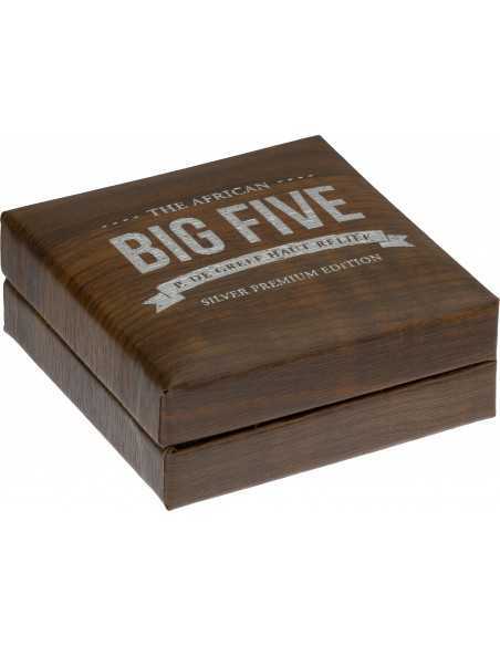 ELEPHANT Big Five 1 Oz Silver Coin 1000 Francs Ivory Coast 2022 - Coins & More - Costa de Marfil