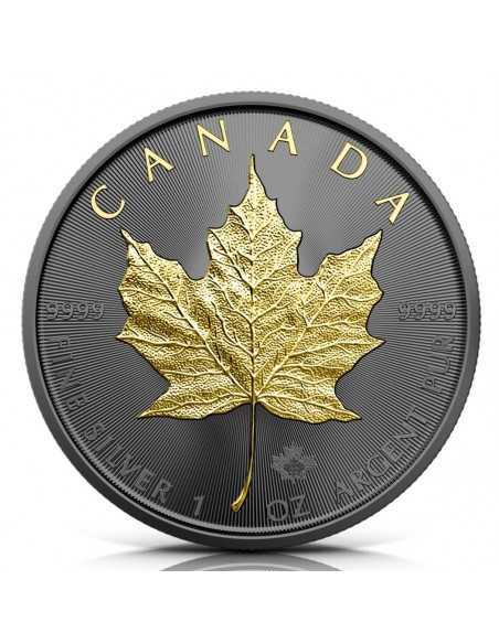 IN MEMORIAM ELIZABETH - HER MAJESTY 1 Oz Silver & Ruthenium Coin 5$ Dollar Canada 2022 - Coins & More - Canada